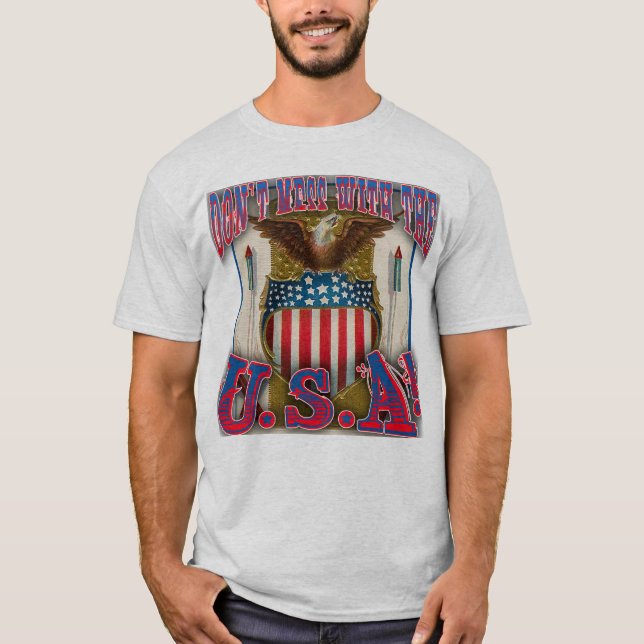 Röra inte med USA! Tröja (Framsida)