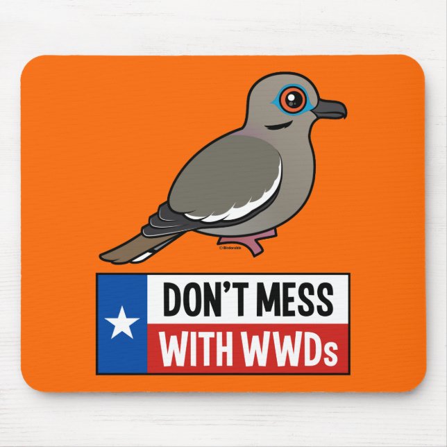 Röra inte med WWDs Musmatta (Framsidan)