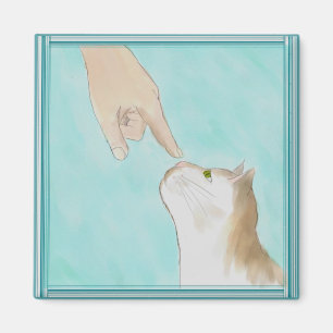 Röra kattunge näsmagnet magnet