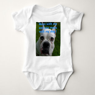 Röra med mig, och du rörar med min hund! t shirt