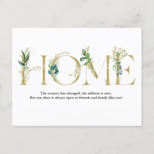 Röra meddelandevi har flyttatvykort meddelande vykort