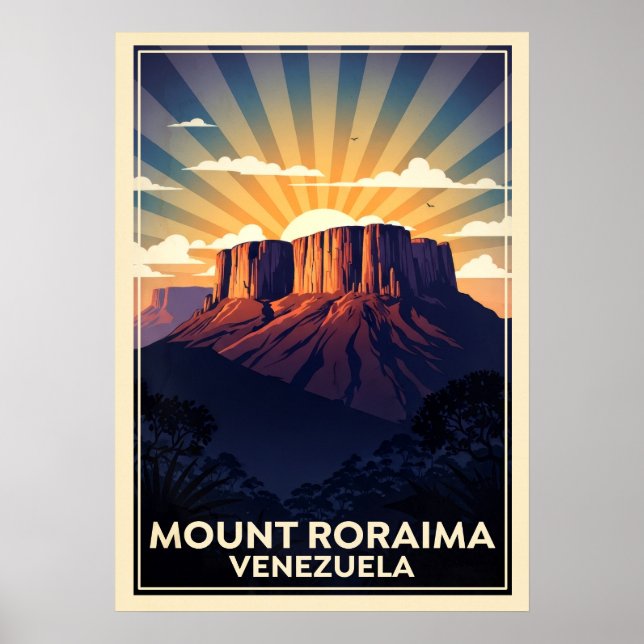 Roraima Venezuela V03 Poster (Framsidan)