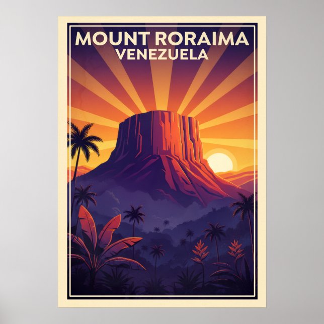 Roraima Venezuela V05 Poster (Framsidan)