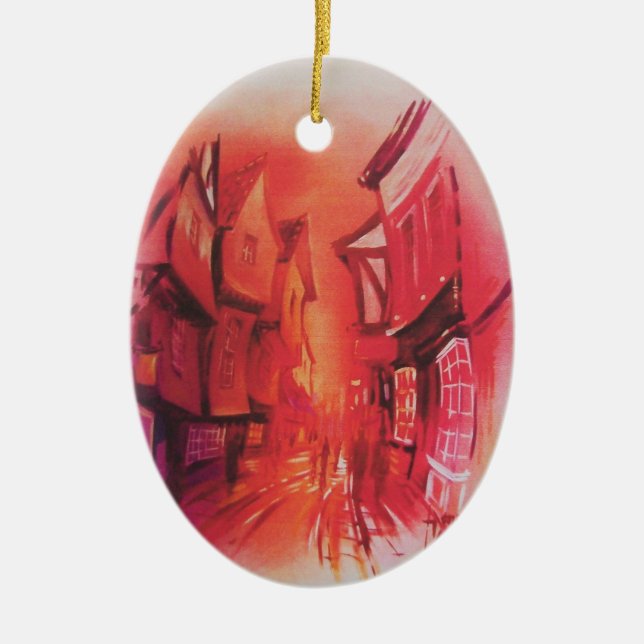 Röran i den York prydnaden Julgransprydnad Keramik (Framsidan)