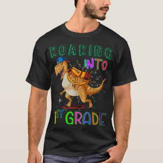 Rörande 1:a Klass Skating Dinosaur Tillbaka till S T Shirt