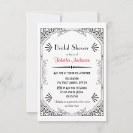 Rörande 20-tal - 3 x 5 Inbjudningskort för möhippa