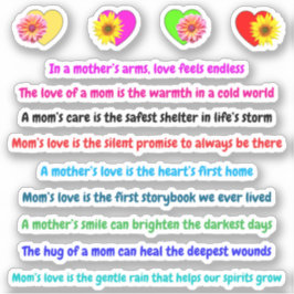 Rörande Citat om Mammor | Klistermärken för att Äl