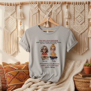 Rörande moderskap Moder Dotter Band T Shirt