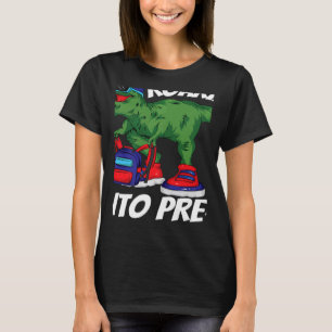 Rörande Pre K Dinosaur Rex Back to school Kid T Shirt