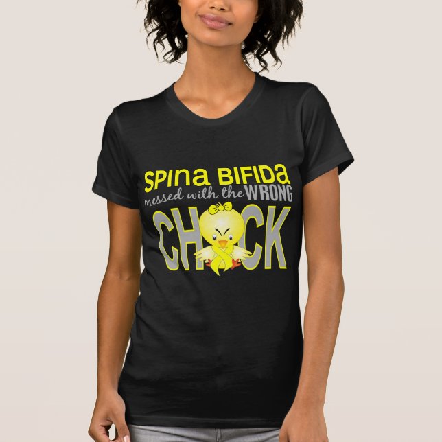 Rörapn med den fla chicken 1 Bifida Spina Tröja (Framsida)