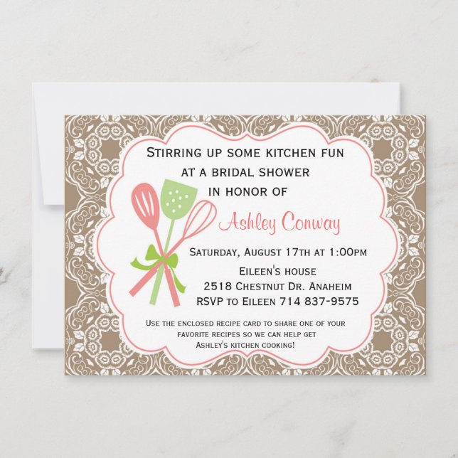 Rörd övre roligt inbjudningar (Framsida)