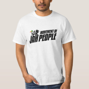 Rörelse av Jah People Rasta Lejon om Judah Reggae T Shirt