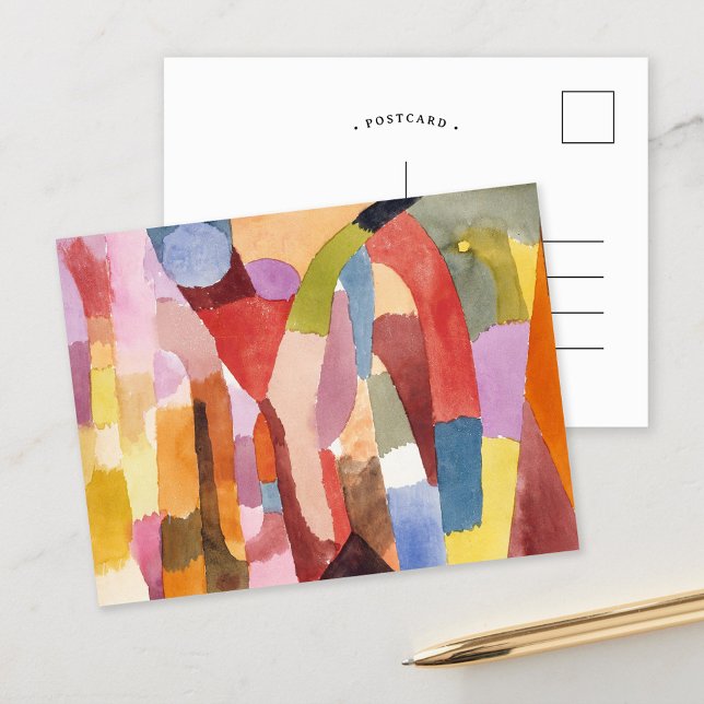 Rörelse av välvda kamrar | Paul Klee Vykort (Skapare uppladdad)