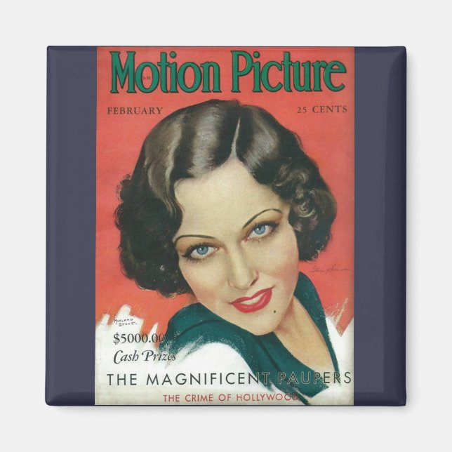 Rörelse Bild februari 1931 Gloria Swanson täckmant Magnet (Framsidan)