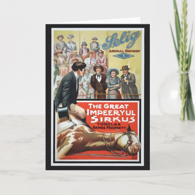 Rörelse Bild för Underbara Sirkus Kort (Framsida)