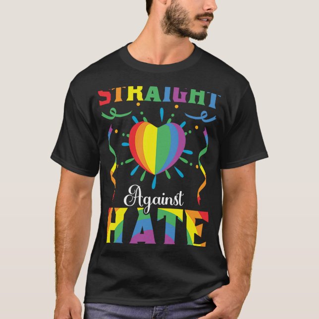 rörelse för regnbåge av HBT-pride social T Shirt (Framsida)