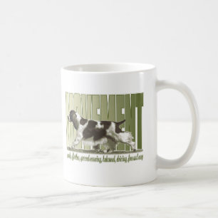 Rörelse för Spaniel för engelsk Springer Kaffemugg