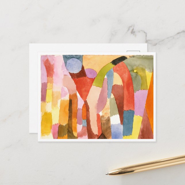 Rörelse för vault Chambers, Paul Klee Vykort (Fram/Back In Situ)