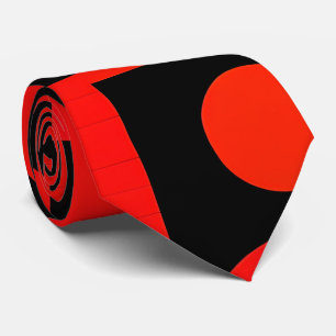 Rörelse-grafikcirkeln Red Geometric Mönster Slips