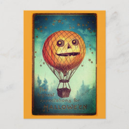 Rörelse Halloween Rollig illustration Vykort