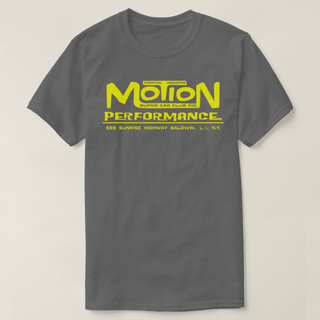 Rörelse Performance Sunrise Highway Baldwin T Shirt (Design framsida)
