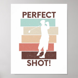 Rörelsecitat av golf ord poster