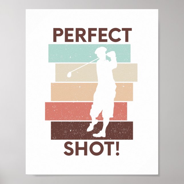 Rörelsecitat av golf ord poster (Framsidan)