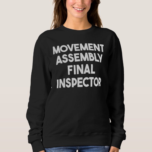 Rörelseenhet Slutinspektion Montering T Shirt (Framsida)