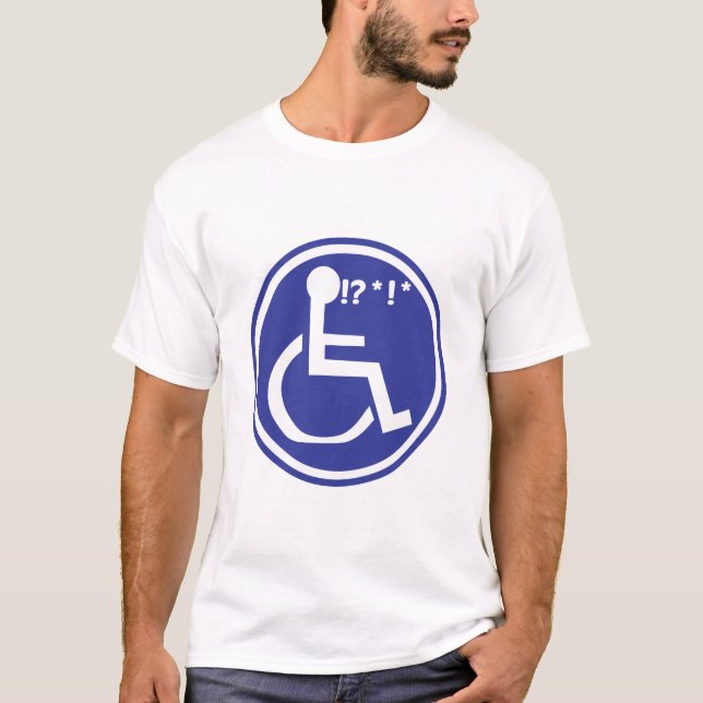RÖRELSEHINDRAD RULLSTOLOTUR T-SHIRT (Framsida)