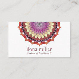 RörelseMandalavisitkort | som är rullande i höst Visitkort