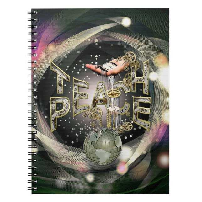 Rörelsen för fred i fred i Teach Anteckningsbok (Framsidan)