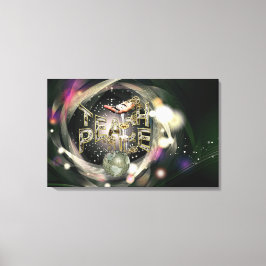 Rörelsen för fred i fred i Teach Canvastryck