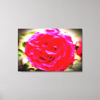 RÖRELSER FÄRG på en ros Canvastryck