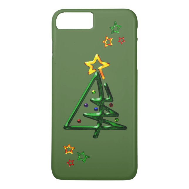 Rörformig krom julgran Case-Mate iPhone skal (Baksida)