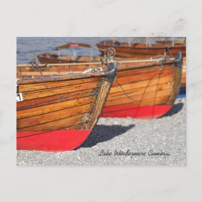 Roring Boats at Windermere Vykort (Framsida)