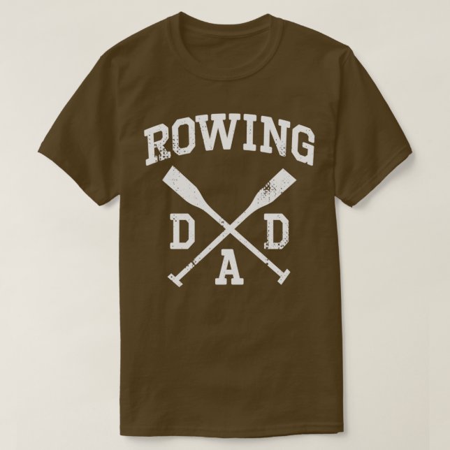 Roring Pappa Canoeing Paddle Sports T Shirt (Design framsida)