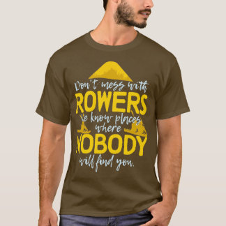 Roring Sport oarsman roligt att säga T Shirt