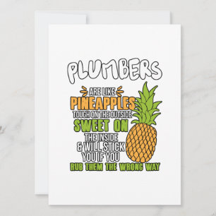 Rörknölar är som ananas. julkort