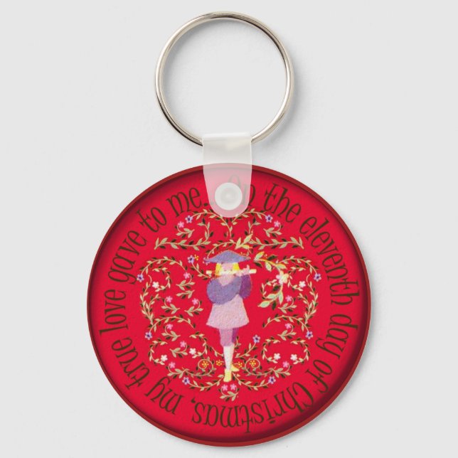 Rörledningar för elva nyckelring (Framsida)