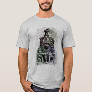 Rörlig tågT-tröja för pappa T-shirt