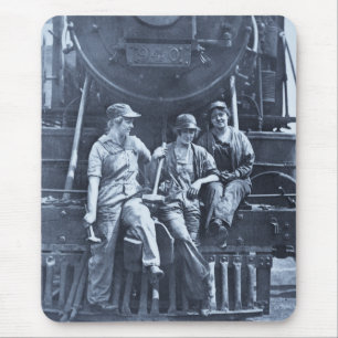 Rörliga mekaniker för kvinnor 1918 WWI Musmatta