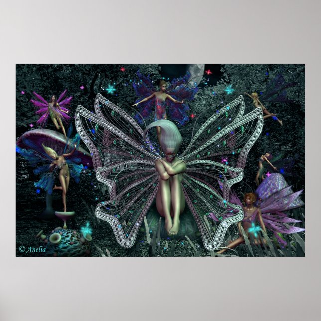 Rörlighet till nattlig charm (poster) poster (Framsidan)