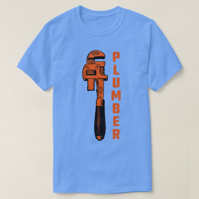 rörmokare 12 t shirt (Design framsida)