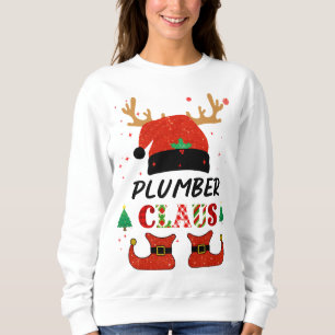 Rörmokare Claus Familj Matchande Jul T Shirt