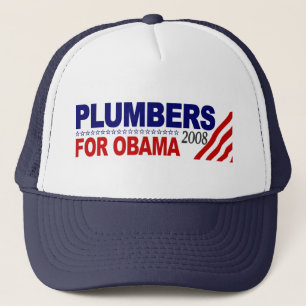 Rörmokare för Obama 2008 Truckerkeps