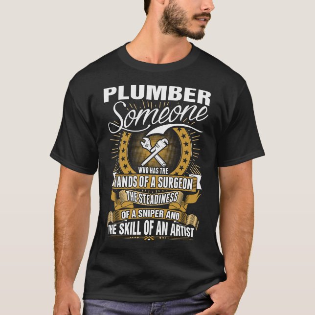 Rörmokareexpertis av en konstnärTshirt T Shirt (Framsida)