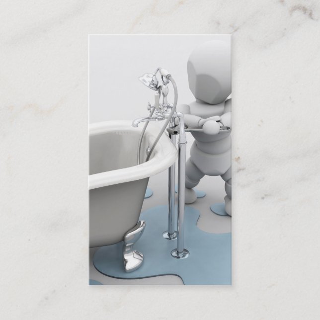 Rörmokarevisitkort Visitkort (Framsida)