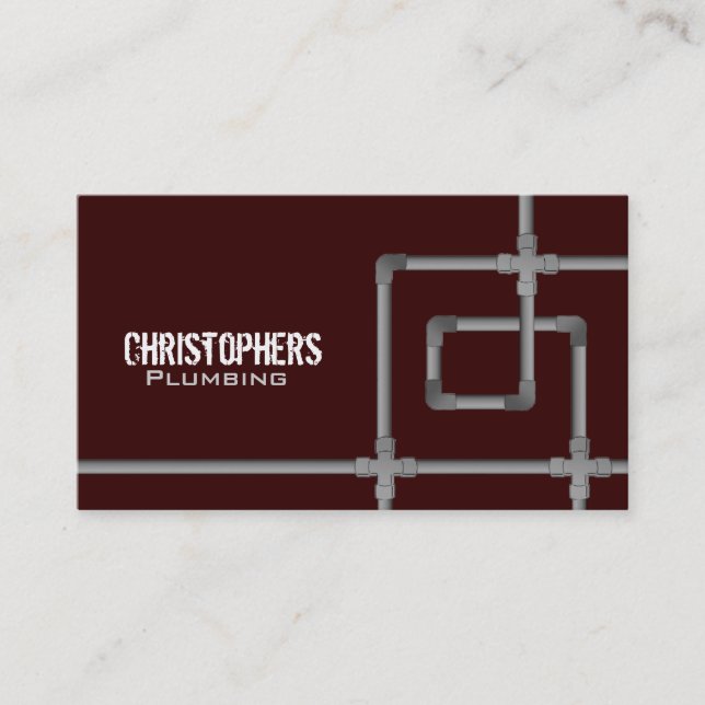 Rörmokarevisitkortar Visitkort (Framsida)