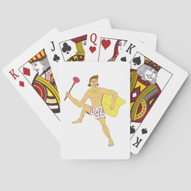 rörmokarfiguren casinokort (Baksidan)