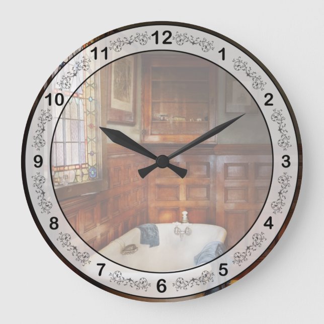 Rörning - badtid stor klocka (Framsida)